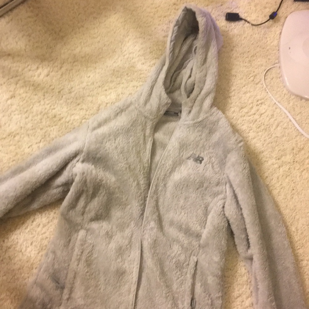 Fuzzy grey jacket